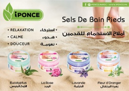 Sels de bain des pieds
